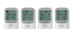 No Touch Forehead Digital Thermometer TOUCHLESS BABIES KIDS - White